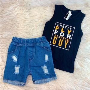 Boys boutique outfit set